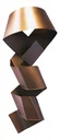 Ver imagem 1 de Decoração Escultura de Parede de Metal Exclusivo no Brasil Home Decor Cobre