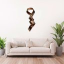 Ver imagem 3 de Decoração Escultura de Parede de Metal Exclusivo no Brasil Home Decor Cobre