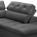 Ver imagem 6 de Sofá 4 Lugares Retrátil Reclinável Chaise Direito 288cm Solin F04 Veludo Grafite - Lyam Decor