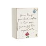 Quadro Box Tempo Rosa Pequeno Principe em Mdf 8x10 - 2