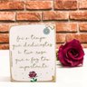 Quadro Box Tempo Rosa Pequeno Principe em Mdf 8x10 - 3