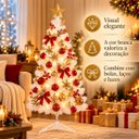 Ver imagem 5 de Árvore de Natal Branca 120cm 110 Galhos Classic Decoração Natalina