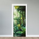 Ver imagem 1 de Adesivo de Porta - Floresta Tropical 2