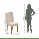 Ver imagem 6 de Kit 2 Cadeiras para Sala de Jantar Astrid