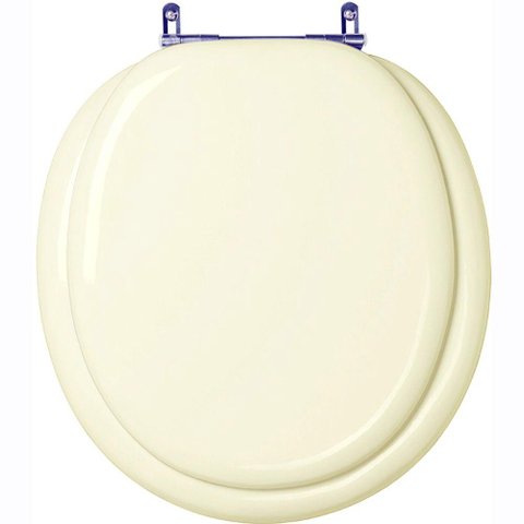 Assento Sanitario Almofadado Convencional Oval Palha (bege Claro) para Vaso Icasa