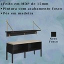 Ver imagem 2 de Conjunto Sapateira Banco e Prateleira Nero Artesano