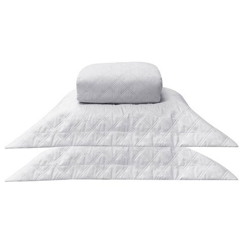 Kit Colcha Cobre Leito Casal Ultrassônica Sicilia 220x240cm 3 Peças Branco
