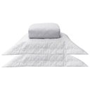 Ver imagem 1 de Kit Colcha Cobre Leito Casal Ultrassônica Sicilia 220x240cm 3 Peças Branco