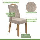 Ver imagem 3 de Kit 2 Cadeiras para Sala de Jantar Vênus 