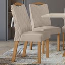 Ver imagem 2 de Kit 2 Cadeiras para Sala de Jantar Vênus 