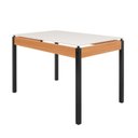 Ver imagem 5 de Conjunto Sala de Jantar Mesa 120x77cm Tampo Vidro com 4 Cadeiras Jade Preto/Fosco/Caramelo