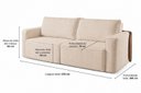 Ver imagem 4 de Sofá-Cama Retrátil 230 cm Austin