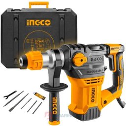 Martelete Rotativo INGCO URH1500281-9 127v 1500w 850rpm 4400ipm com Acessórios e Maleta - 1