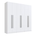 Ver imagem 2 de Guarda-Roupa Modulado 237cm com 6 Portas Cabideiros e Gavetas Integrato
