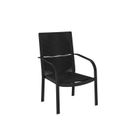 Ver imagem 1 de Cadeira Aluminio/Corda Parati Preto