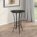 Ver imagem 2 de Mesa Bistro Tampo 70x70cm Ripado Aluminio Ubatuba Preto