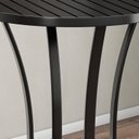 Ver imagem 5 de Mesa Bistro Tampo 70x70cm Ripado Aluminio Ubatuba Preto