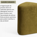 Ver imagem 6 de Kit 2 Puff Trevi Triangulo Moderno Decorativo para Sala Escritorio Tecido Boucle