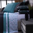 Ver imagem 2 de Kit Colcha Love Tiffany Essential Dupla Face com Lençol Casal 7 Peças Dourados