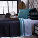 Ver imagem 1 de Kit Colcha Love Tiffany Essential Dupla Face com Lençol Casal 7 Peças Dourados