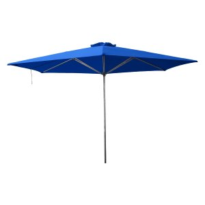 Ombrelone Central Azul Royal - 2,40m de Diâmetro - em Alumínio - para Areia ou Grama - Persianet
