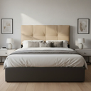 Ver imagem 5 de Cabeceira para Cama Casal Capitonê Suede 1,40x1,19x0,11