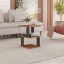 Ver imagem 1 de Mesa de Centro Sala MDF Mesinha Auxiliar Madeira MVD Moveis