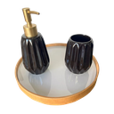 Ver imagem 3 de Bandeja Bebidas Bar Café Xícaras Sala Jantar Casa Recepção