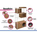 Ver imagem 5 de Multiuso Quarto Cama Pet p/ Cão e Gato LI060 Kappesberg Branco