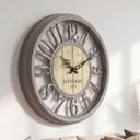 Ver imagem 1 de Relógio de Parede Redondo Vazado Decoração London 1879 45cm