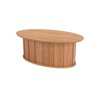 Mesa de Centro Curva Ripada 80cm Nature Dalla Costa - 2