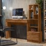Escrivaninha Mesa de Computador Lion com Estante e 1 Gaveta Cinamomo Mel - 2
