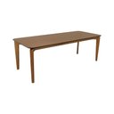 Ver imagem 1 de Mesa de Jantar Flutuante 220x90cm Madeira Maciça - Amêndoa - Tampo 220x90cm Laminado Cinamomo