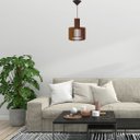 Ver imagem 2 de Luminária Teto tipo Pendente em MDF - Completa -:Marrom