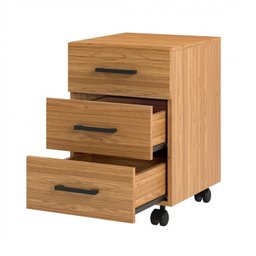 Kit 2 Peças para Escritório Office Industrial com Mesa Escrivaninha em L e Gaveteiro  100% MDF - 6