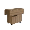 Ver imagem 6 de Mesa 90x90cm Tampo MDP Dobrável Bege/Mel
