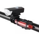 Ver imagem 6 de Kit Bike Farol Frontal + Traseiro Ultra Led Usb Recarregável