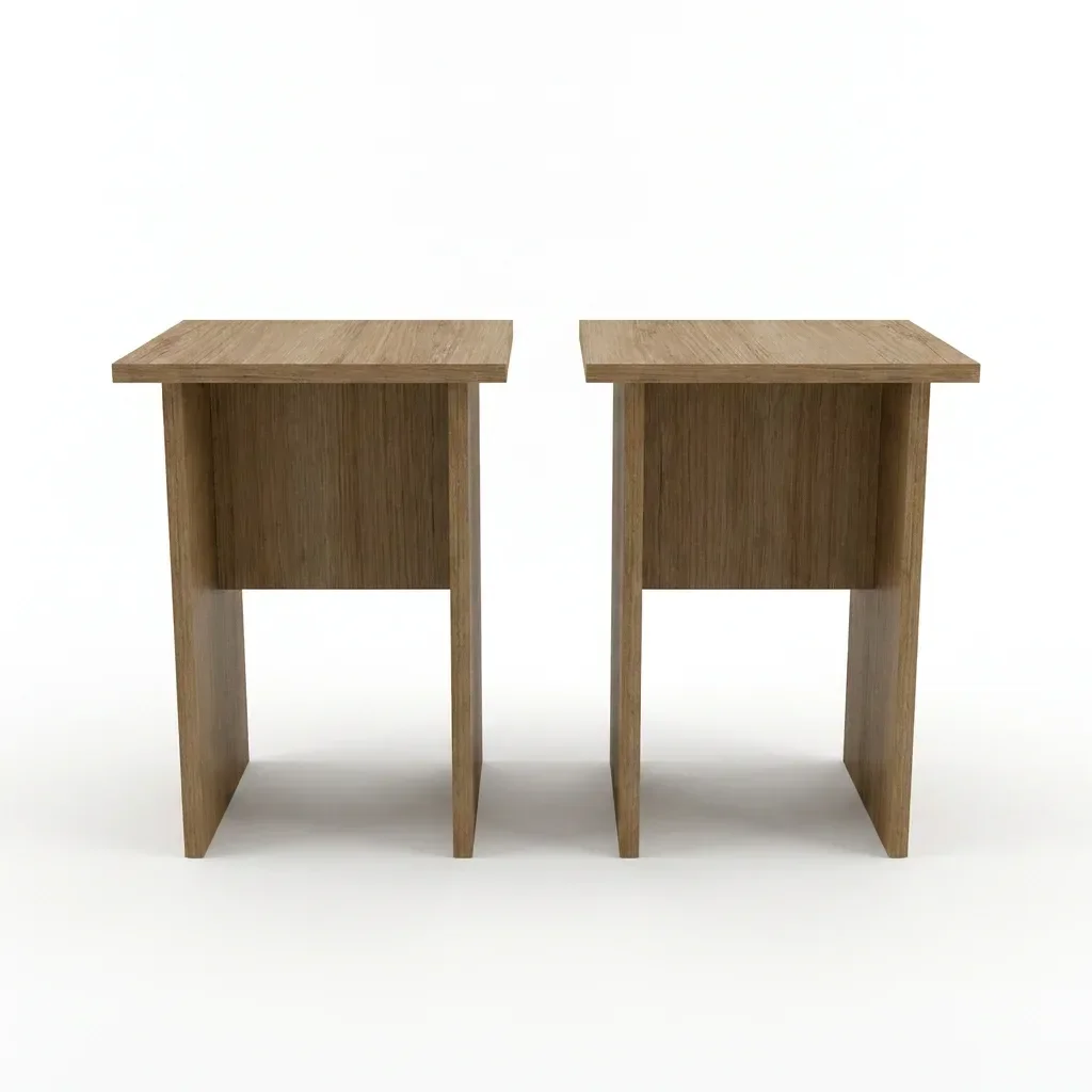 Ver imagem 2 de Kit 2 Banquetas Mdp Conjunto Bancos
