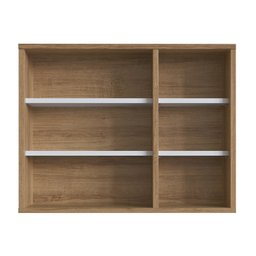 Espelheira para Banheiro com 1 Porta LVA06 Versato Bege/Mel/Branco - 3 Espelheira para Banheiro com 1 Porta LVA06 Versato Bege/Mel/Branco - 3