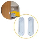 Ver imagem 1 de Puxador Concha Sobrepor Acetinado União Mundial 4 Unidades