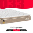 Ver imagem 4 de Cama Box Viúva + Colchão Life D33 Pillow Top Bege - 61x128x188cm - e-Shop Casa