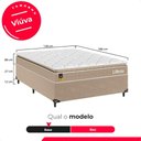 Ver imagem 3 de Cama Box Viúva + Colchão Life D33 Pillow Top Bege - 61x128x188cm - e-Shop Casa