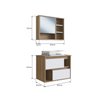 Gabinete para Banheiro Suspenso 60Cm com Cuba E Espelheira Clvp03 Versato - 3
