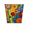 Mini Quadro de Flores Decorativo Pintado a Mão 30x25cm - 6