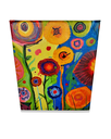 Ver imagem 6 de Mini Quadro de Flores Decorativo Pintado a Mão 30x25cm