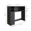 Ver imagem 4 de Armário Lateral com Mesa Dobrável Berlim