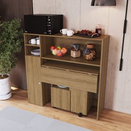 Armário Lateral com Mesa Dobrável Berlim - 1