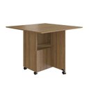 Ver imagem 7 de Armário Lateral com Mesa Dobrável Berlim Bege/Mel
