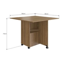 Armário Lateral com Mesa Dobrável Berlim - 5