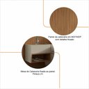 Ver imagem 5 de Cabeceira Florença Casal e Queen com 2 Mesas de Cabeceira Cedro/off White